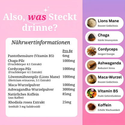 Nebula dust v1.0 - Fokus, Energie, Flow.